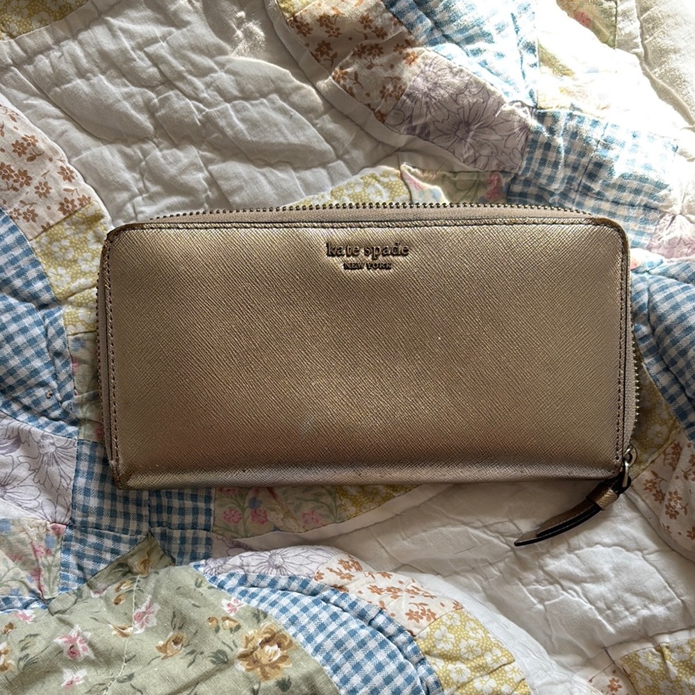 Kate Spade Rose Gold Women's Wallet